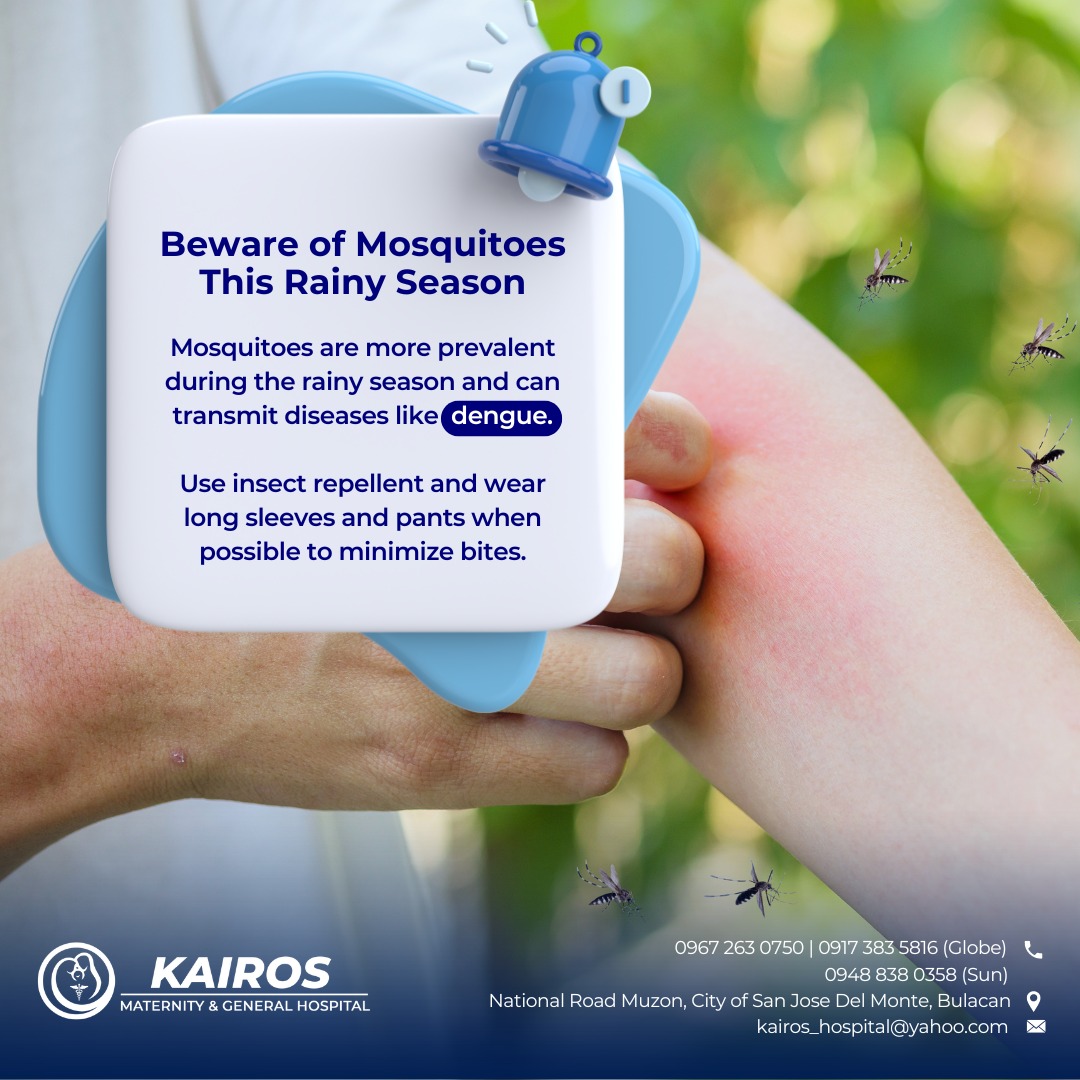 Beware of Mosquitoes This Rainy Season